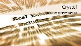  Presentation with definition - Cool new theme with activity costs - definition of real estate backdrop and a lemonade colored foreground