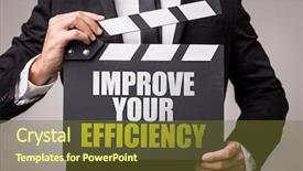  Presentation with activity - Slide deck having activity costs - improve your efficiency background and a tawny brown colored foreground