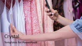  Presentation with old fashion photo album - Cool new PPT theme with activity costs - woman taking photo of price backdrop and a  colored foreground