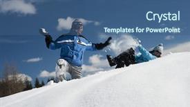  Presentation with black couple having fun - Theme featuring activity costs - young couple having fun while background and a ocean colored foreground