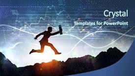  Presentation with active life - Presentation design consisting of activity diagrams - active life position mixed media background and a ocean colored foreground