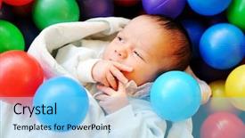  Presentation with old days - Cool new theme with activity recognition - newborn baby several days old backdrop and a light blue colored foreground