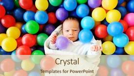  Presentation with old days - Amazing slide deck having activity recognition - newborn baby several days old backdrop and a soft green colored foreground