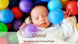  Presentation with old days - Slide deck enhanced with elegant businessman holding colorful mixed media icons background and a dark gray colored foreground