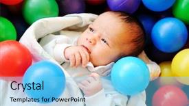  Presentation with old days - Colorful slides enhanced with activity recognition - newborn baby several days old backdrop and a  colored foreground