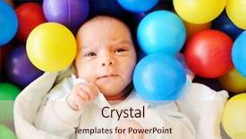  Presentation with old days - PPT theme having activity recognition - newborn baby several days old background and a  colored foreground