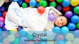  Presentation with old days - PPT theme with activity recognition - newborn baby several days old background and a  colored foreground