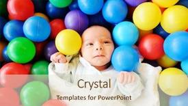  Presentation with old days - Beautiful PPT theme featuring activity recognition - newborn baby several days old backdrop and a  colored foreground