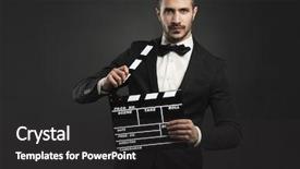  Presentation with actor - Beautiful presentation featuring actor - portrait of a beautiful latin backdrop and a dark gray colored foreground