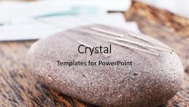  Presentation with needles - Slide set with acupuncture needles with spa stone on tray closeup background and a light gray colored foreground