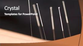  Presentation with acupuncture - Beautiful presentation featuring acupuncture backdrop and a dark gray colored foreground