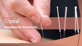  Presentation with acupuncture - Cool new presentation design with acupunture - acupuncture backdrop and a coral colored foreground