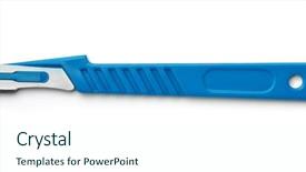  Presentation with frames isolated on white brown - Audience pleasing PPT layouts consisting of acute hospital - disposable scalpel isolated on white backdrop and a cool aqua colored foreground