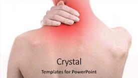  Presentation with acute - Audience pleasing slide deck consisting of acute inflammation - young girl with back pain backdrop and a coral colored foreground