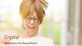  Presentation with announcement - Audience pleasing PPT layouts consisting of ad offer or announcement backdrop and a lemonade colored foreground