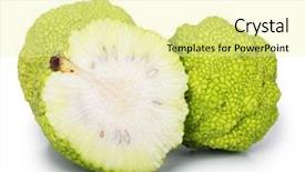  Presentation with apple - Amazing presentation theme having adam's apple isolated backdrop and a blonde colored foreground