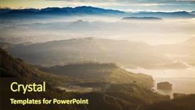  Presentation with sri lanka tamil - Slide deck with amazing sunrise seen from adam' background and a tawny brown colored foreground