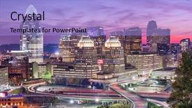  Presentation with cincinnati - Beautiful slides featuring adam - cincinnati ohio usa cityscape backdrop and a light blue colored foreground