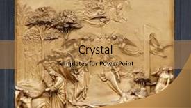  Presentation with adam eve - Beautiful presentation theme featuring adam and eve by ghiberti backdrop and a gold colored foreground