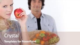  Presentation with adam eve - Cool new PPT layouts with adam eve - couple with a basket backdrop and a coral colored foreground