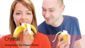  Presentation with happy birthday for adult boys - Colorful slides enhanced with adam eve - happy couple with banana backdrop and a red colored foreground