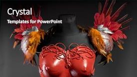  Presentation with roman style - Slide set consisting of adaptation of the classic style background and a black colored foreground