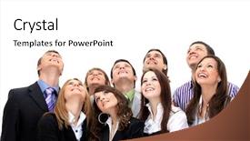  Presentation with employment law men women - Audience pleasing theme consisting of add education - closeup portrait of many men backdrop and a white colored foreground