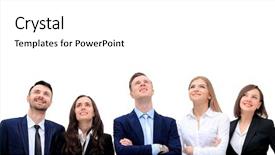  Presentation with women - PPT theme consisting of add education - portrait of many men background and a white colored foreground