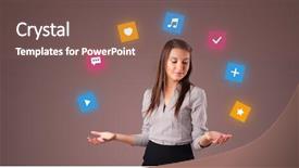  Presentation with doctor in hospital health insurance related icons healthcare person saving medical - Slide set consisting of add favorite - young person juggle with application background and a violet colored foreground