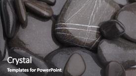  Presentation with stones - Colorful PPT layouts enhanced with add meditation - sea stones backdrop and a  colored foreground