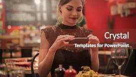  Presentation with addiction - Theme featuring addiction to food photography background and a  colored foreground