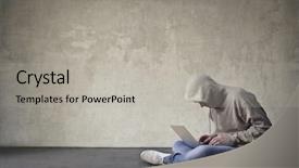  Presentation with addiction - Amazing slide set having addiction to technology backdrop and a  colored foreground