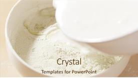  Presentation with flour - Amazing PPT layouts having adding water to the flour backdrop and a lemonade colored foreground