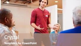  Presentation with community meeting - Audience pleasing slide set consisting of address self help therapy group backdrop and a coral colored foreground