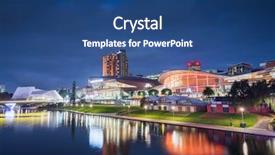  Presentation with alive - PPT theme consisting of adelaide alive background and a ocean colored foreground