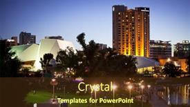  Presentation with symphony orchestra - PPT layouts consisting of adelaide-february-28-adelaide-skyline background and a tawny brown colored foreground