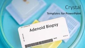  Presentation with nasal - Presentation theme having adenoid-biopsy-a-small-piece background and a light blue colored foreground