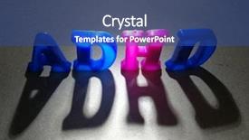  Presentation with adhd - PPT layouts enhanced with adhd word with shadow background and a ocean colored foreground