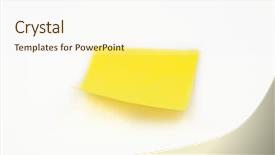  Presentation with note - Beautiful presentation featuring adhesive-note-against-a-white backdrop and a cream colored foreground