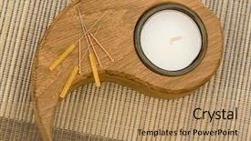  Presentation with chinese medicine acupuncture - Cool new theme with adjacent traditional chinese medicine alternative backdrop and a coral colored foreground