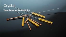  Presentation with chinese medicine acupuncture - Audience pleasing PPT theme consisting of adjacent traditional chinese medicine alternative backdrop and a seafoam green colored foreground