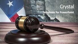  Presentation with pakistan and usa flag togetter - PPT theme consisting of adjournment - gavel and usa flag background and a gray colored foreground