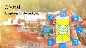  Presentation with smart home - Audience pleasing slides consisting of admin intelligence - using smart home app backdrop and a lemonade colored foreground