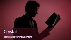  Presentation with kids reading book - Slide deck having admin services - handsome man reading a book background and a tawny brown colored foreground