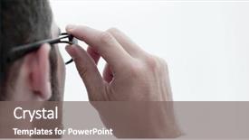  Presentation with copy space leadership - Colorful slide set enhanced with administration budget - closeup businessman looking at copy backdrop and a gray colored foreground