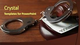  Presentation with euro - Amazing presentation having administration money - law gavel with euro backdrop and a tawny brown colored foreground