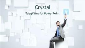  Presentation with handsome - Audience pleasing PPT layouts consisting of administrative control - young handsome businessman sitting backdrop and a sky blue colored foreground