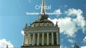  Presentation with navy - Audience pleasing slide set consisting of admiralship - high navy school backdrop and a teal colored foreground