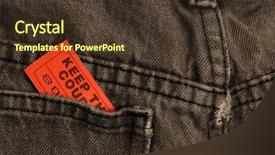  Presentation with kidneys pain or lower back - PPT theme having admission advertising - ticket in back pocket background and a tawny brown colored foreground