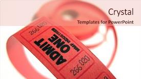  Presentation with world war one trenches - Audience pleasing presentation consisting of admit one tickets backdrop and a coral colored foreground